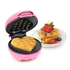 MyMini Pink Heart Waffle Maker NIB